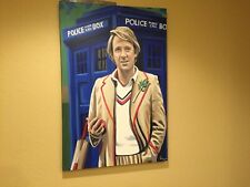 2'X3' LARGE Canvas Painting PETER DAVISON 5th FIFTH' DR. WHO ORIGINAL ART GIFT? picture