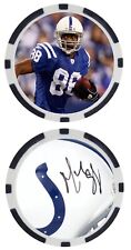 MARVIN HARRISON - INDIANAPOLIS COLTS - POKER CHIP/BALL MARKER *SIGNED/AUTO*** picture