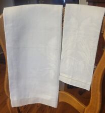 New Lot Of 2 Primrose Bordier  Le Jacquard Francais Delorme Hand Guest Towels picture