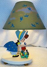 VTG 1950's Dolly Toy Co Mary Quite Contrary Nursery Lamp and Night Light w/Shade picture