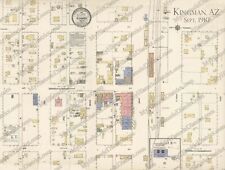 Kingman, AZ Arizona Historic Antique Vintage Map RP 12.5x16.5