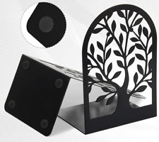 2Pcs Metal Bookends Heavy Duty Bookend for Shelves, Tree Book End to Hold Books picture
