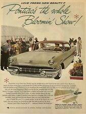 1957 pontiac printed advertisement The Whole Blooming Show Ad picture