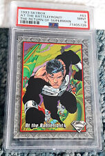 1993 SKYBOX THE RETURN OF SUPERMAN #63 AT THE BATTLEFRONT POP 1 PSA 9 MINT picture