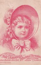 1800's Trade Card -Mme Demorest's -View my Other Cards picture