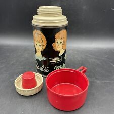 Vintage Rare Barbie, Midge & Skipper Lunchbox Thermos Only 1965 Mint picture