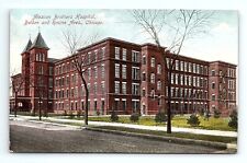Alexian Brothers Hospital Belden And Racine Aves Chicago Illinois VTG Postcard picture
