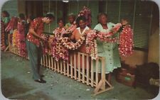 Postcard Lei Sellers Honolulu Hawaii 1963 picture