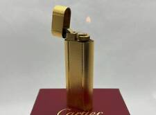 Ignition Confirmed Cartier Gas Lighter Gold 91214 CX 43 picture