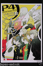 Persona 4 Official Design Works Art Book (Koushiki Settei Gashuu), JAPAN picture