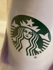 Starbucks 2016 Plastic Siren Logo Travel Mug Cup Tumbler 16 oz With Lid EUC picture