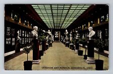 Cincinnati OH-Ohio, Interior Art Museum, Antique, Vintage Postcard picture