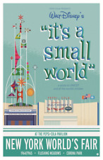 it's a small world New York World's Fair Unicef Pepsi Retro Poster 11x17 Disney picture