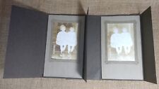Vintage Cabinet Card Photos Young Girls ca. 1930 Set of 2 Black & White picture
