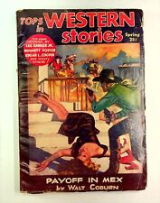 Tops in Western Stories Pulp Mar 1953 Vol. 1 #1 GD picture