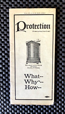 WOODMEN OF THE WORLD PROTECTION PRESERVATION FROM LOSS WHAT WHY HOW 1917 BOOKLET picture