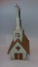 Vintage Musical  Needlepoint Church - Plays Church in The Wildwood, Handcrafted picture