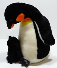 Mama Emperor Penguin & Baby Chick Realistic 12
