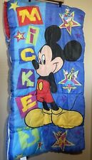 Vintage Mickey Mouse Star Sleeping Bag W/ Donald Goofy Pluto 30x57 Disney picture