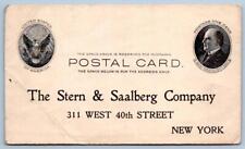 Pre-1910 STERN & SAALBERG CO NYC BROMANGELON ADVERTISING DEPT ANTIQUE POSTCARD picture