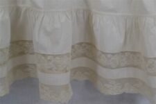 antique petticoat ruffle child petticoat white 19th c 1800s repurpose 10x110 picture