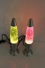 Two Vintage 2002 Glitter Lamps Model KL-289 picture