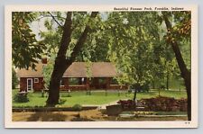 Postcard Beautiful Pioneer Park Franklin Indiana picture