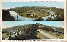 East Brady PA Observation Tower Views Vintage Pennsylvania Postcard c1920 picture