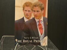 TRH Prince William & Prince Harry - Year Unknown - Color Postcord - EC picture