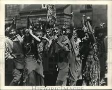 1935 Press Photo Reenactment of Peasants Storming Bastille - nee19042 picture