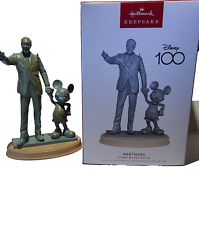 Hallmark 2023 Walt Disney Mickey Mouse Partners Statue Ornament 100th Anniv picture