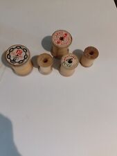 wood spools lot (6) picture