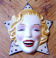 Vtg Marilyn Monroe Ceramic Wall Mask picture