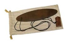 WOODEN BULL ROARER EARLY AMERICAN COLONIAL OLD FASHIONED ANTIQUE STYLE TOYS GAME picture