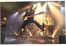 Bruce Foxton The Jam Hand Signed presentation A4 on glossy print picture