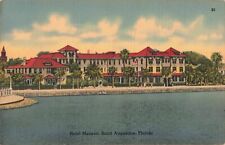 St Augustine FL Florida, Hotel Monson Advertising, Vintage Postcard picture