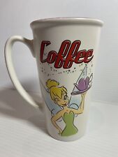 Vintage Disney Store Tinker Bell Tink Fairies Tall Latte Ceramic Coffee Tea Mug picture