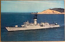USS Fanning DE-1076 Navy Ship Ocean Escort Destroyer Military Postcard c1970 picture