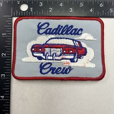 VINTAGE c 1980s (has some red staining) CADILLAC CREW Patch (red car) 39O picture