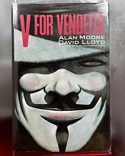 V For Vendetta Hardcover 1st Print (1990) HTF DC Comics Alan Moore David Lloyd picture
