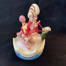 Disney Wind up Music Box Hawaiian Prince It’s A Small World 80s Vintage Goebel picture