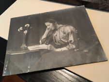 Vintage Early 1900's Girl Reading A Book Real Photo Photograph picture