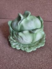 Vintage 1975 HOLLAND MOLD 3 pc Cabbage Bowl, Lid & Plate picture