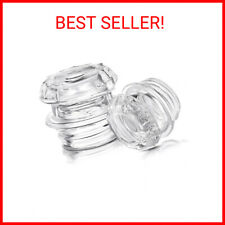 Romooa 2 Pieces Coffee Percolator Glass Top Replacement Glass Coffee Filter Knob picture