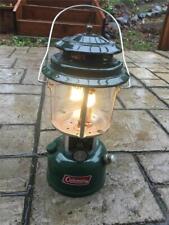 OLD COLEMAN CAMPING LANTERN 220 MUSTARD YELLOW CLAM SHELL 1977 OUTDOOR LIGHTING picture