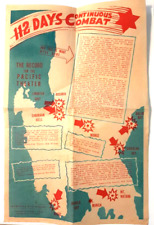 Vintage Wartime 112 Days Continuous Combat Paper historical documentation picture