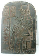 RARE ANCIENT EGYPTIAN PHARAONIC ANTIQUE ISIS Nursing Horus Stella EGYCOM (B1) picture