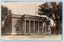 Grinnell Iowa IA Postcard RPPC Photo Post Office Building Scene Street 1918 picture