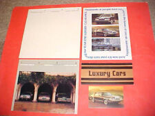 1984 LINCOLN CONTINENTAL MARK VII TOWN CAR BROCHURE CATALOG PAINT CHIPS LOT OF 5 picture