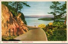 postcard  Along the Malahat Drive  in Victoria, British Columbia Canada picture